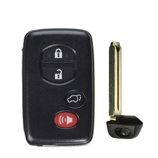2010-2017 Toyota / 4-Button Smart Key / W/ Hatch / PN: 89904-0T060 / HYQ14ACX / GNE Board (AFTERMARKET)