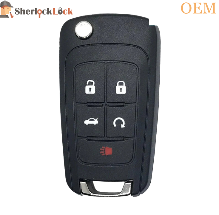 Buick 2010-2024 OEM 5 Button Flip Key Remote OHT0106512 (V2T01060512)