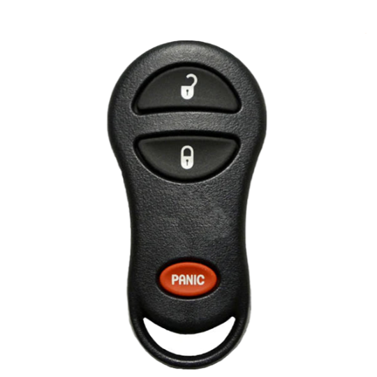 1999-2005 Chrysler Dodge Plymouth / 3-Button Keyless Entry / PN: 04686481 / GQ43VT17T (OEM Recase)