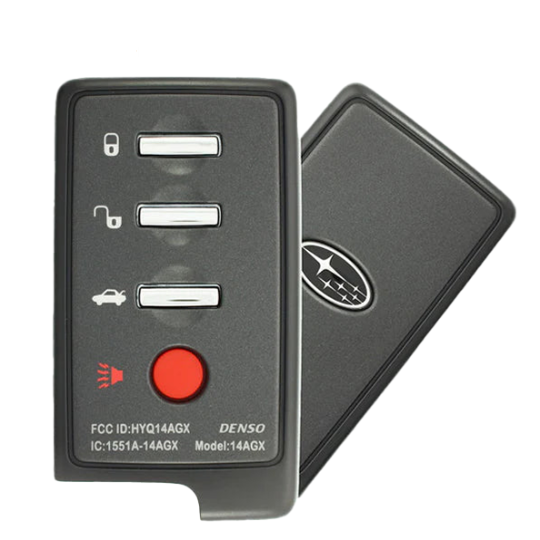 2013-2014 Subaru Outback / 4-Button Smart Key / PN: 88835-AJ00A / HYQ14AGX (OEM Refurb)