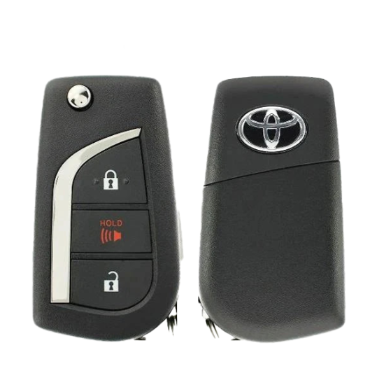 2018-2020 Toyota C-HR / 3-Button Flip Key / PN: 89070-F4080 / MOZB97TZ (H Chip) (OEM Refurb)