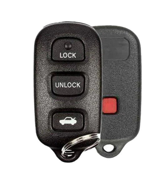 1998-2004 Toyota Avalon / 4-Button Keyless Entry Remote / PN: 89742-AC050 / HYQ12BAN (OEM Recase)