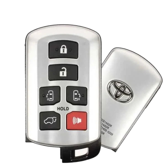 2011-2020 Toyota Sienna / 6-Button Smart Key / PN: 89904-08010 / HYQ14ADR (OEM)