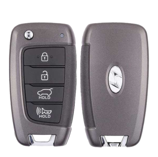 2017-2019 Hyundai Elantra GT / 4-Button Flip Key / PN: 95430-G3100 / OSLOKA-450T (PD) (OEM Refurb)