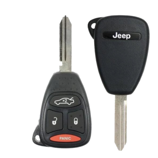 Jeep 2007-2018 OEM 4 Button Remote Head Key OHT692713AA