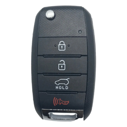 Kia Soul 2017-2019 OEM 4 Button Flip Key Remote w/ Hatch OSLOKA-875T (95430-B2100)