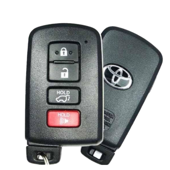 2012-2020 Toyota / 4-Button Smart Key / PN: 89904-06140 / HYQ14FBA-0020 (OEM Refurb)