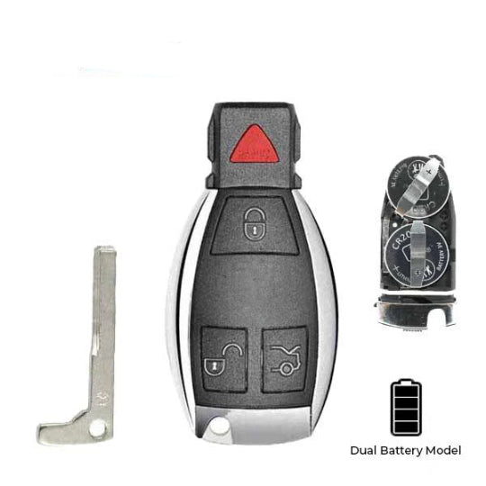 1997-2014 Mercedes Benz / 4-Button Fobik / IYZ-3312 / 315MHz or 433MHz