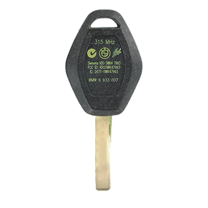 BMW 2000-2008 OEM 3 Button Remote Head Key LX8FZV