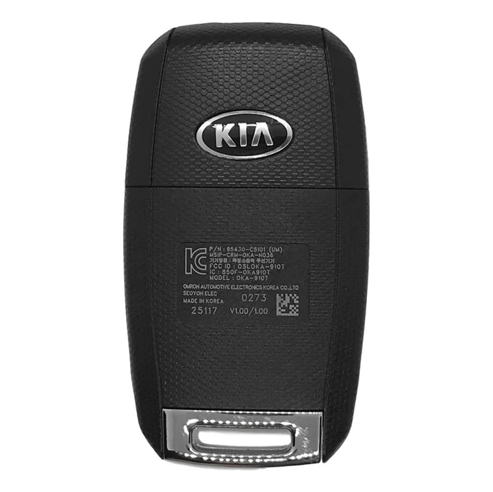 Kia Sorento 2018-2020 OEM 4 Button Flip Key Remote FCC: OSLOKA-910T