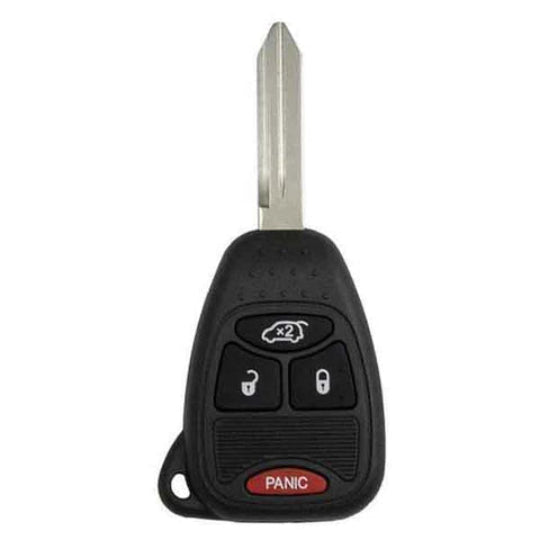 2004-2016 Chrysler Dodge Jeep / 4-Button Remote Head Key / OHT692427AA (AFTERMARKET)
