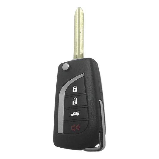 2012-2014 Toyota Camry / 4-Button Remote Flip Key / HYQ12BFB / (G Chip) (AFTERMARKET)