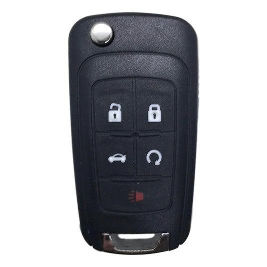 GM 5 Button Flip Key w/ PEPS 2010-2021 for FCC: OHT05918179 | Aftermarket