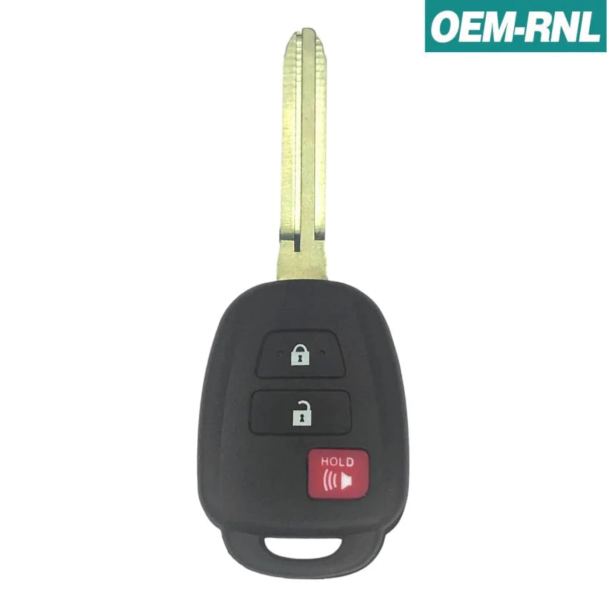 Toyota Tacoma 2015-2021 OEM 3 Button Remote Head Key FCC HYQ12BDP (H Chip)