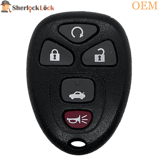 GM 2004-2012 OEM 5 Button Keyless Entry Remote FCC: KOBGT04A