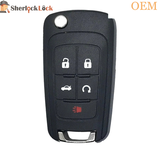 Buick 2010-2024 OEM 5 Button Flip Key Remote OHT0106512 (V2T01060512)