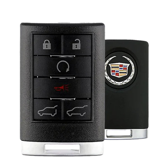 2007-2014 Cadillac Escalade / 6-Button Key FOB / PN: 22756466 / OUC6000066 / (OEM Refurb)