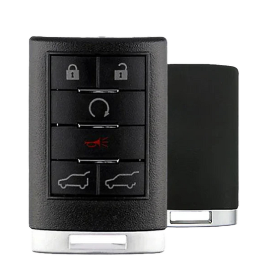 2007-2014 Cadillac Escalade / 6-Button Keyless Entry Remote / PN: 22756466 / OUC6000066 / (OEM Recase)