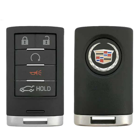 2013-2015 Cadillac ATS XTS / 5-Button Smart Key w/ Trunk / PN: 22856930 / NBG009768T (OEM Refurb)