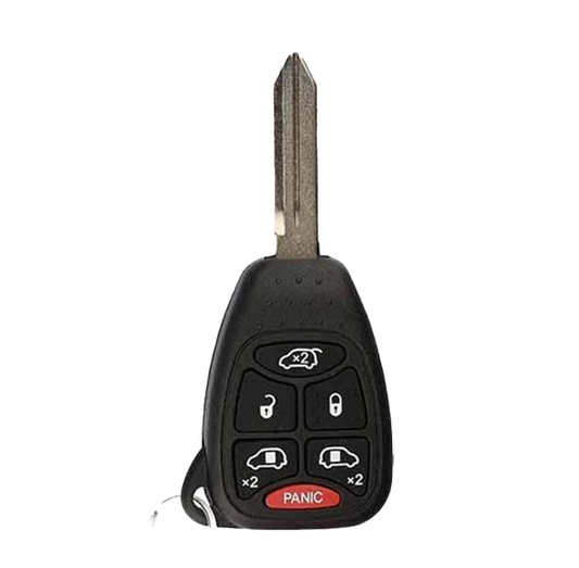 2004-2007 Chrysler Dodge / 6-Button Remote Head Key / PN: 05183686AA / M3N5WY72XX (OEM REFURB NO LOGO)