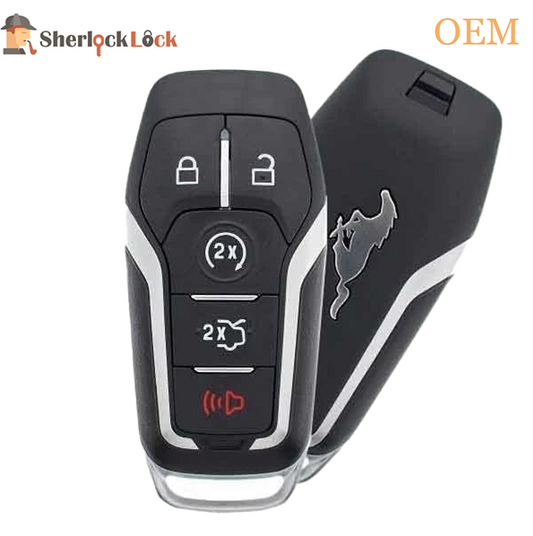 2015-2017 Ford Mustang / 5-Button Smart Key / PN: 164-R8119 / M3N-A2C31243300 (OEM Refurb)