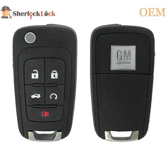 GM 2010-2022 OEM 5 Button Remote Flip Key FCC: OHT01060512