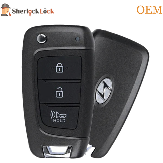 2019-2023 Hyundai Santa Fe / 3-Button Flip Key / PN: 95430-S2200 / TQ8-RKE-4F41 (OEM Refurb)