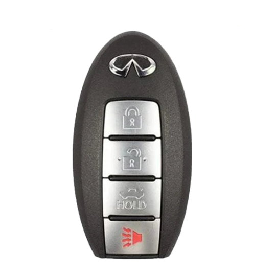 2011-2019 Infiniti M35 M37 M56 Q70 / 4-Button Smart Key / PN: 285E3-1MP0D / CWTWB1U787 (OEM Refurb)