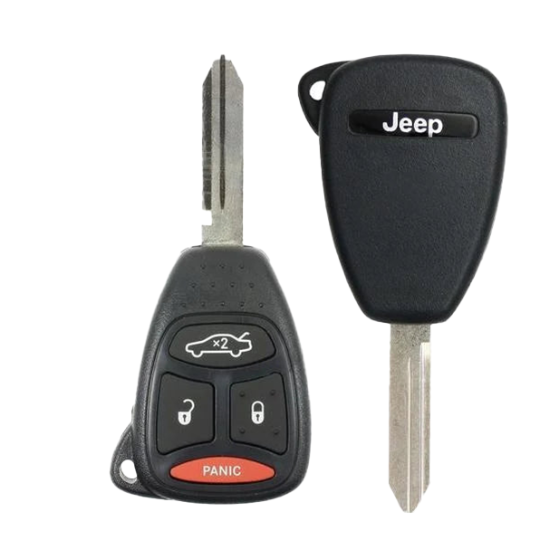 2005-2012 Jeep / 4-Button Remote Head Key / PN: 05026112AB / OHT692427AA (OEM Refurb)