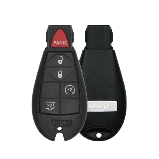 2009-2013 Jeep Grand Cherokee / 5-Button Fobik Key / PN: 05026453AI / IYZ-C01C / Keyless Go Fobik (OEM Refurb)