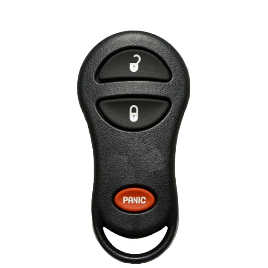 1999-2004 Jeep Cherokee, Grand Cherokee / 3-Button Keyless Entry Remote / PN: 56036859; 56036860 / GQ43VT9T (OEM Recase)