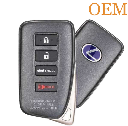 2021-2022 Lexus RX450H / 4-Button Smart Key / PN: 8990H-0E300 / HYQ14FLB (OEM