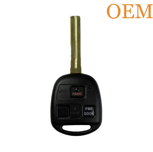 2004-2009 Lexus / 3-Button Remote Head Key / PN: 89070-48821 / HYQ12BBT (OEM Recase)