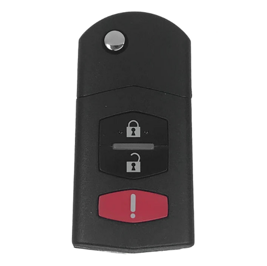 Mazda Miata MPV 2004-2007 OEM 3 Button Flip Key Remote OUCG8D-335A-A