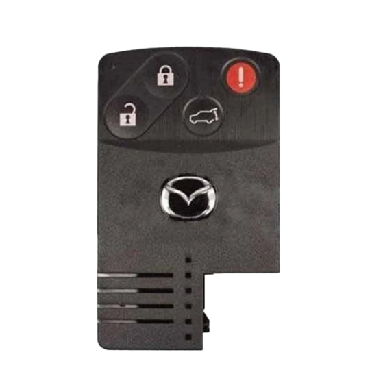 2007-2009 Mazda CX-7 CX-9 / 4-Button Smart Card Key / PN: TDY1-67-5RYA / BGBX1T458SKE11A01 (OEM)