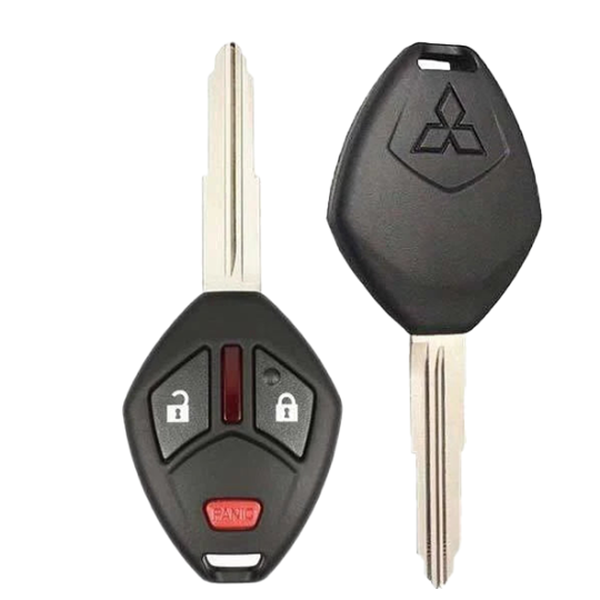 2014-2015 Mitsubishi Mirage / 3-Button Remote Head Key / PN: 6370B711 / OUCG8D-625M-A-HF (OEM)