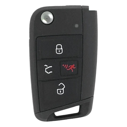 Volkswagen Atlas 2018-2020 OEM 4 Button Flip Key NBGFS12A01 Without Comfort Access