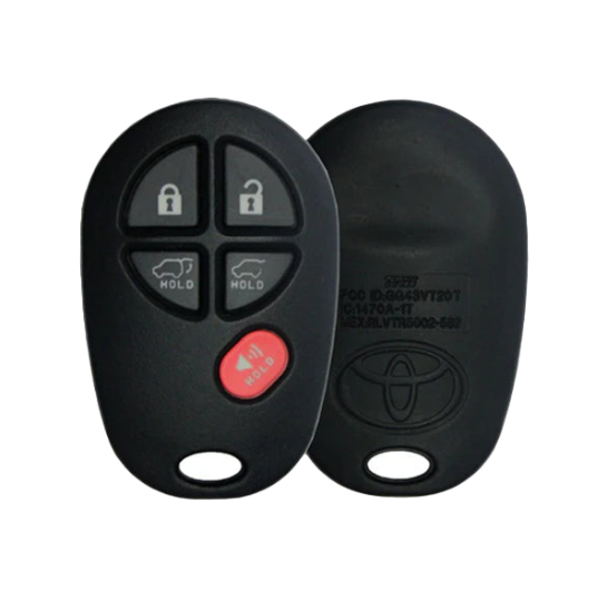 2007-2012 Toyota Highlander / 5-Button Keyless Entry Remote / PN: 89742-0W021 / GQ43VT20T (OEM Refurb)