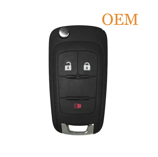 Buick Encore 2013-2018 OEM 3 Button Flip Key AVL-B01T1AC (OHT01060512)