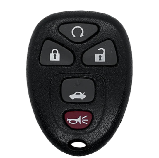 2007-2017 GM / 5-Button Keyless Entry Remote / PN: 25839476 / OUC60270 / OUC60221 (OEM)