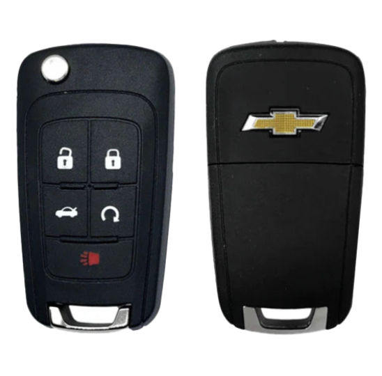 Chevrolet 2013-2021 OEM 5 Button Flip Key PEPS P409MK74946931 (OHT05918179)