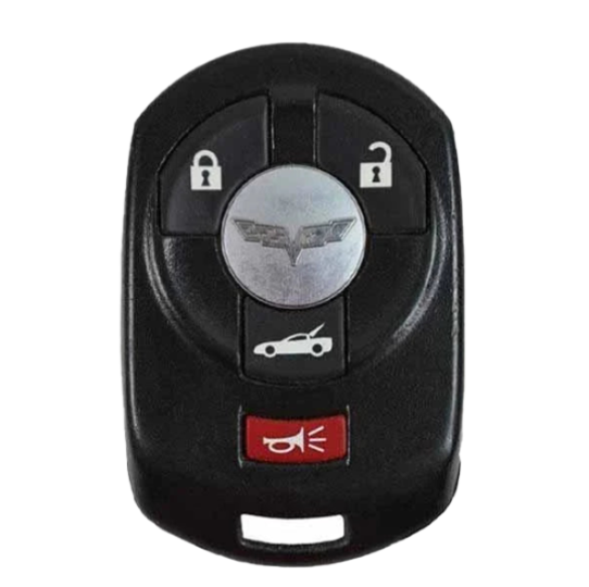 2005-2007 Chevrolet Corvette / 4-Button Keyless Entry Remote / PN: 10372542 / M3N65981403 (OEM Refurb)