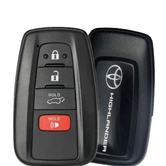 Toyota Highlander 2020-2021 OEM 4 Button Smart Key HYQ14FBC (8990H-0E020)