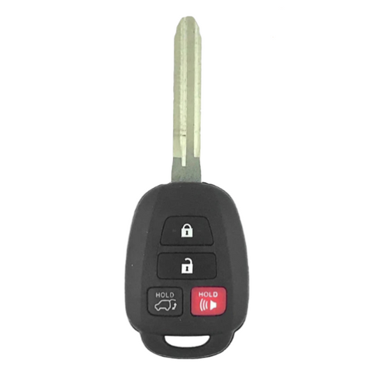 2014-2019 Toyota Camry Corolla / 4-Button Remote Head Key / PN: 89070-02A50 / HYQ12BDP (CANADIAN VEHICLES) (OEM Recase)