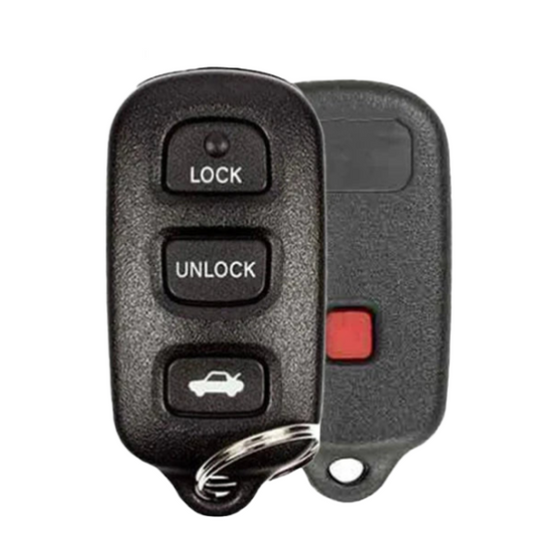 Toyota Corolla Matrix 2003-2008 OEM 4 Button Keyless Entry Remote GQ43VT14T