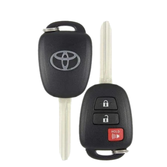 2014-2019 Toyota Corolla / 4-Button Remote Head Key / PN: 89070-02880 / HYQ12BEL (4D H) / Board 3710 (OEM Refurb)