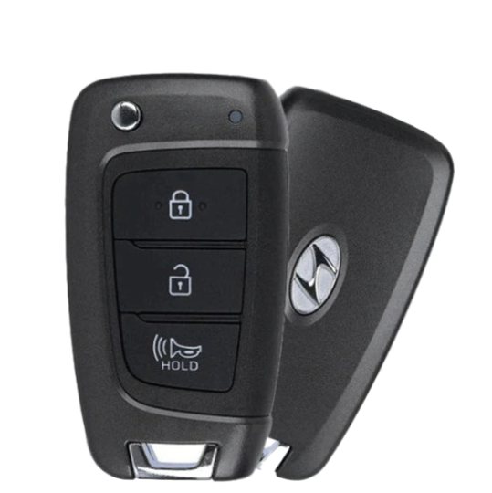Hyundai Kona 2021-2022 OEM 3 Button Remote Flip Key 2AV76-NMOK-451T (95430-J9300)