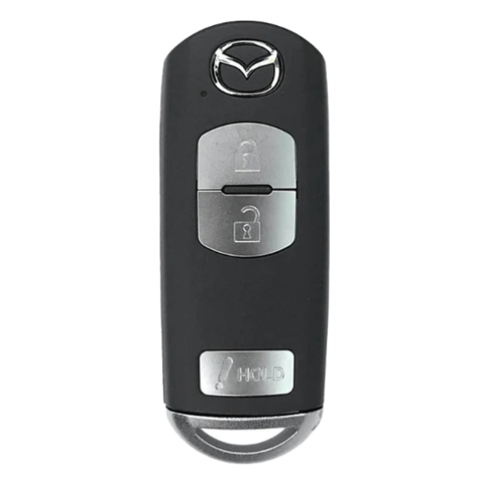 2012-2017 Mazda 3 CX3 CX5 / 3-Button Smart Key / PN: KDY3-67-5DY / WAZSKE13D01 (OEM Recase)