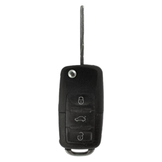 Volkswagen 1998-2002 OEM 3 Button Flip Key NBG 8137 T / 1J0 959 753 F