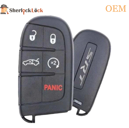 2015-2018 Dodge Charger Challenger / 5-Button Smart Key / PN: 68234957AA / M3N-40821302 / Hellcat / Limited Power (OEM REFURB)